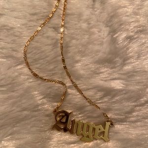 ANGEL Gold Necklace Brand New ✨